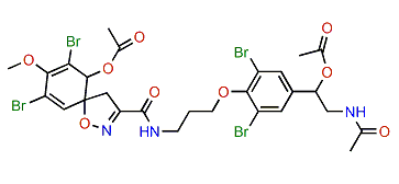 Aplysinamisine III diacetate